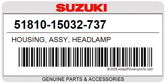 Suzuki 51810-15032-737 Housing, Assy, Headlamp