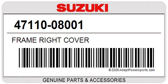 Suzuki 47110-08001 Frame Right Cover