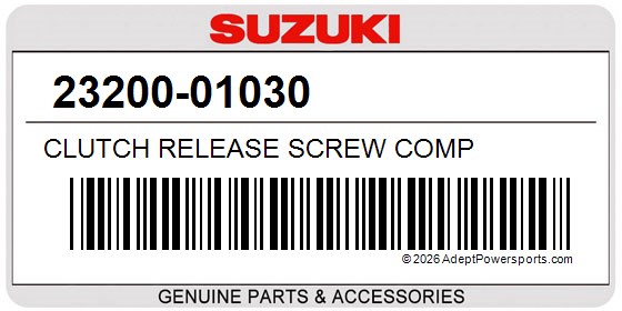 Suzuki 23200-01030 Clutch Release Screw Comp