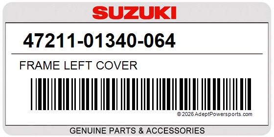 Suzuki 47211-01340-064 Frame Left Cover