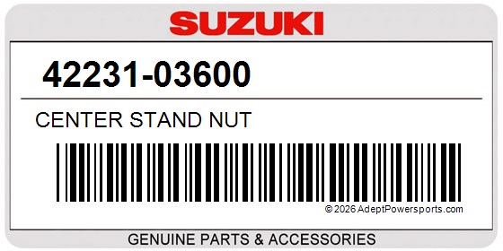 Suzuki 42231-03600 Center Stand Nut