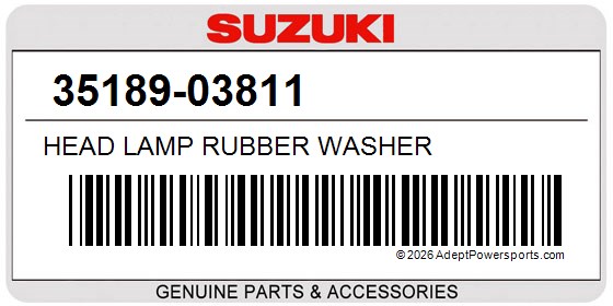 Suzuki 35189-03811 Head Lamp Rubber Washer