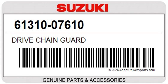 Suzuki 61310-07610 Drive Chain Guard