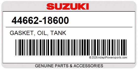 Suzuki 44662-18600 Gasket, Oil, Tank