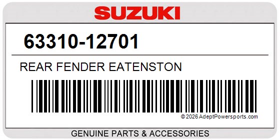 Suzuki 63310-12701 Rear Fender Eatenston