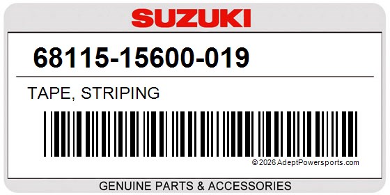 Suzuki 68115-15600-019 Tape, Striping