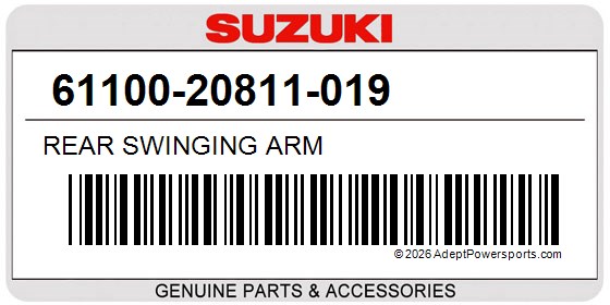 Suzuki 61100-20811-019 Rear Swinging Arm