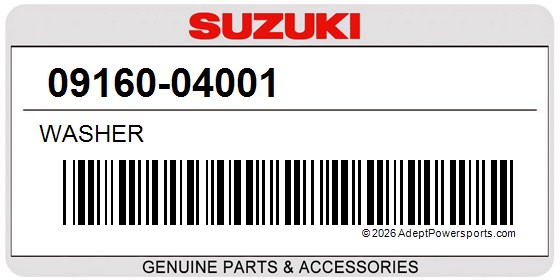 Suzuki 09160-04001 Washer