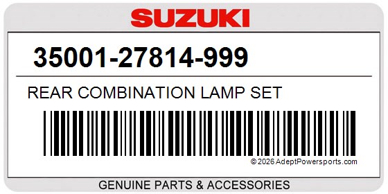 Suzuki 35001-27814-999 Rear Combination Lamp Set