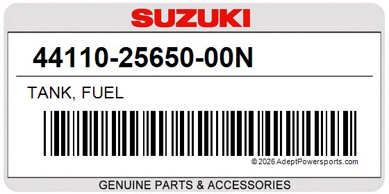 Suzuki 44110-25650-00N Tank, Fuel