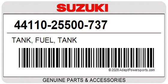 Suzuki 44110-25500-737 Tank, Fuel, Tank