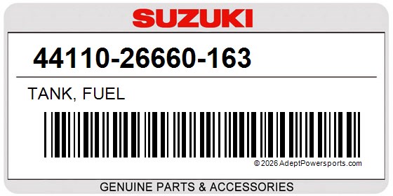 Suzuki 44110-26660-163 Tank, Fuel