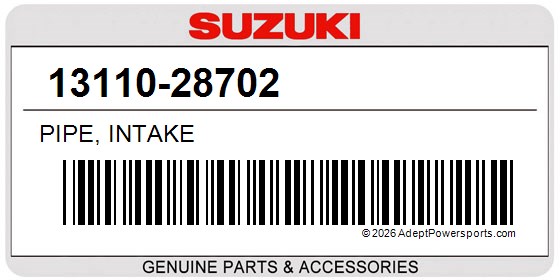 Suzuki 13110-28702 Pipe, Intake