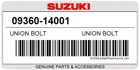 Suzuki 09360-14001 Union Bolt                    Union Bolt