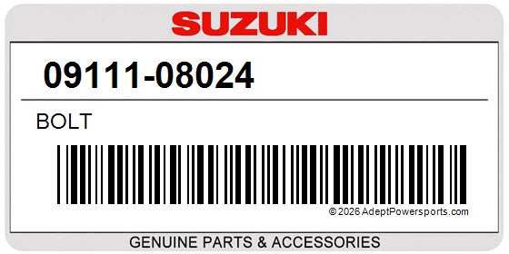 Suzuki 09111-08024 Bolt