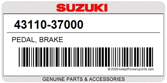 Suzuki 43110-37000 Pedal, Brake