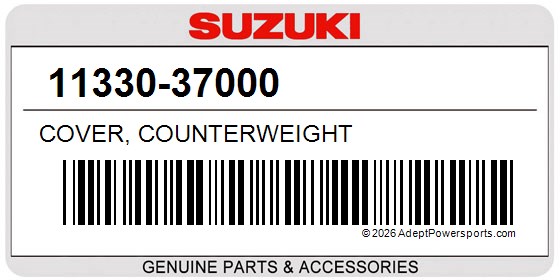 Suzuki 11330-37000 Cover, Counterweight