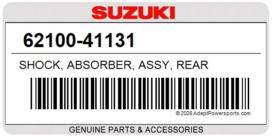 Suzuki 62100-41131 Shock, Absorber, Assy, Rear