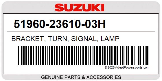 Suzuki 51960-23610-03H Bracket, Turn, Signal, Lamp