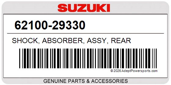 Suzuki 62100-29330 Shock, Absorber, Assy, Rear