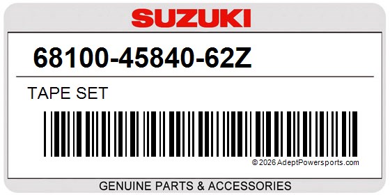 Suzuki 68100-45840-62Z Tape Set