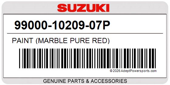 Suzuki 99000-10209-07P Paint (Marble Pure Red)