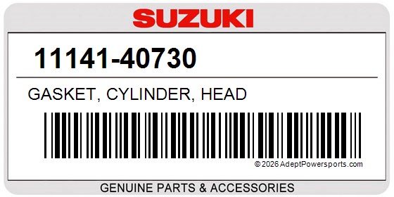Suzuki 11141-40730 Gasket, Cylinder, Head