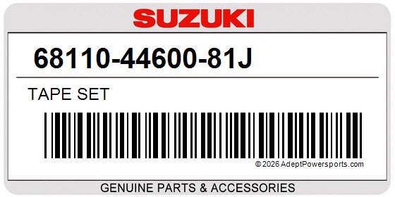 Suzuki 68110-44600-81J Tape Set