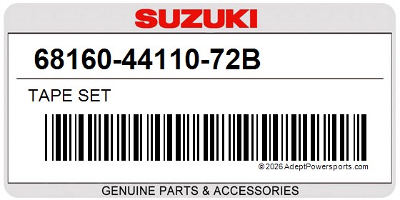 Suzuki 68160-44110-72B Tape Set