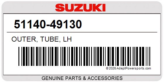 Suzuki 51140-49130 Outer, Tube, Lh