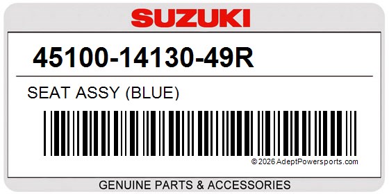 Suzuki 45100-14130-49R Seat Assy (Blue)