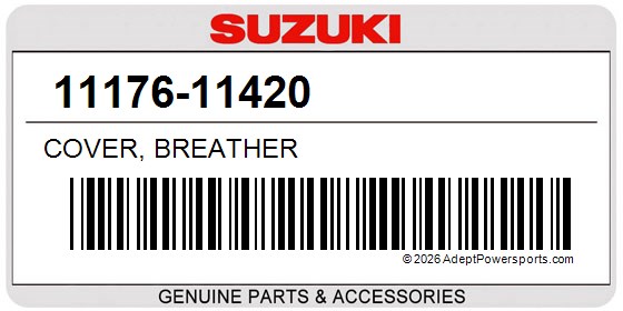 Suzuki 11176-11420 Cover, Breather