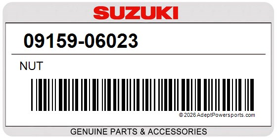 Suzuki 09159-06023 Nut