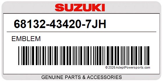 Suzuki 68132-43420-7JH Emblem
