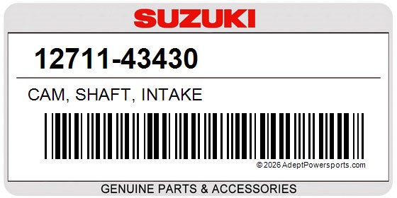 Suzuki 12711-43430 Cam, Shaft, Intake