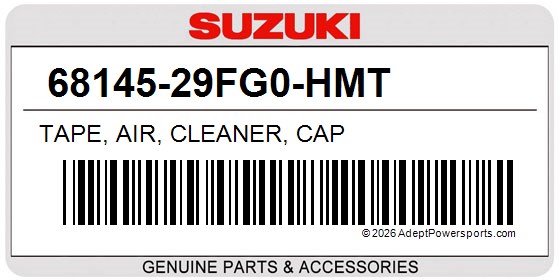 Suzuki 68145-29FG0-HMT Tape, Air, Cleaner, Cap
