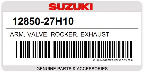 Suzuki 12850-27H10 Arm, Valve, Rocker, Exhaust
