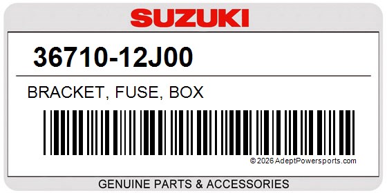 Suzuki 36710-12J00 Bracket, Fuse, Box