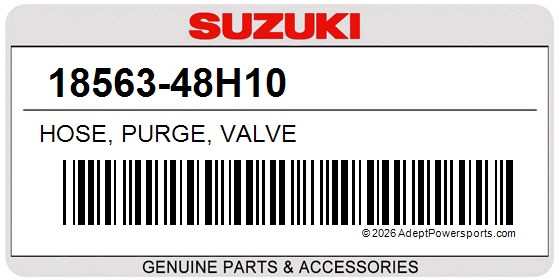 Suzuki 18563-48H10 Hose, Purge, Valve