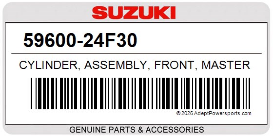 Suzuki 59600-24F30 Cylinder, Assembly, Front, Master