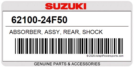 Suzuki 62100-24F50 Absorber, Assy, Rear, Shock