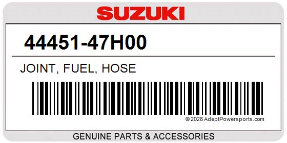 Suzuki 44451-47H00 Joint, Fuel, Hose