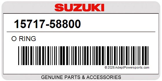 Suzuki 15717-58800 O Ring