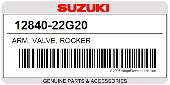 Suzuki 12840-22G20 Arm, Valve, Rocker