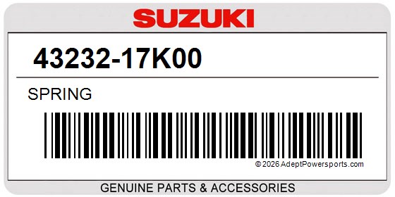 Suzuki 43232-17K00 Spring