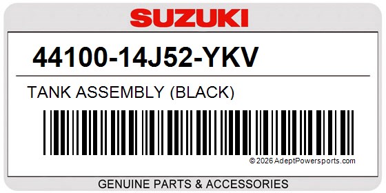 Suzuki 44100-14J52-YKV Tank Assembly (Black)