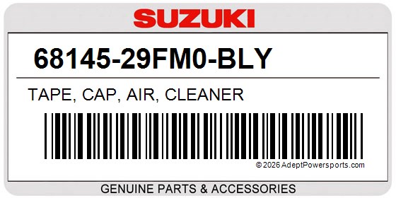 Suzuki 68145-29FM0-BLY Tape, Cap, Air, Cleaner