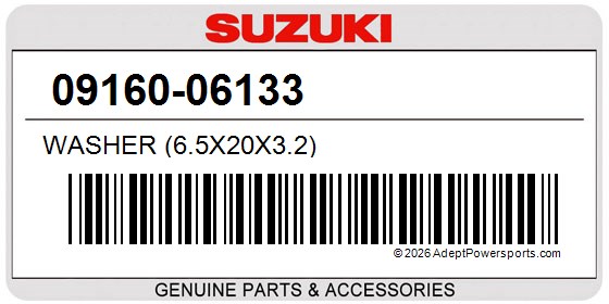 Suzuki 09160-06133 Washer (6.5X20x3.2)