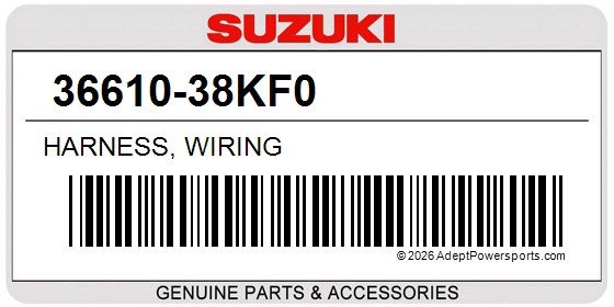 Suzuki 36610-38KF0 Harness, Wiring