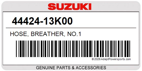 Suzuki 44424-13K00 Hose, Breather, No.1